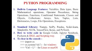 Python Programming 25 11 2023 [upl. by Anyad]