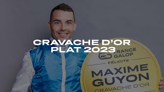 Maxime Guyon décroche la Cravache dOr Plat 2023 Félicitations [upl. by Courtland]