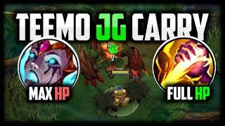 TEEMO JUNGLE IS THE BEST TANK CRUSHER👌 FULL HP FULL CLEAR  League of Legends [upl. by Medrek]