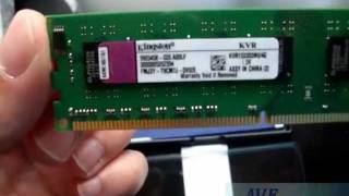 Unboking Kingston DDR3 4GB KVR1333D3N94G [upl. by Enovaj750]