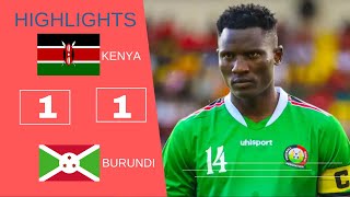 Kenya vs Burundi 11  World Cup Qualifier match [upl. by Adamina376]