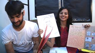 Swara and Sanskar aka Helly and Varun of Swaragini recieves gifts from fans [upl. by Gaile]