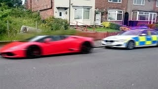 Le policier pensait pouvoir arrêter la Lamborghini ᗒ ͟ʖᗕ [upl. by Niemad254]