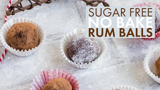 Easy Rum Balls Recipe  How to make NoBake Rum Balls [upl. by Annagroeg]