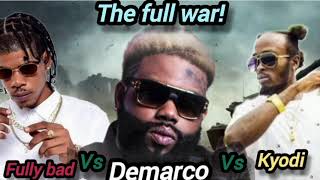 DEMARCO VS FULLY BAD  DEMARCO VS KYODI IN A LYRICAL WAR dancehall FULLWAR [upl. by Meakem646]