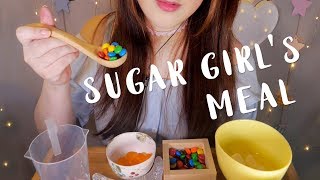 ASMR Sugar Girls Meal 🍭🍬🍪 [upl. by Savannah4]