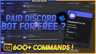 How to Make a Discord Bot without Coding 247 Online  Discord Bot With 600 Commands [upl. by Eiramadnil618]