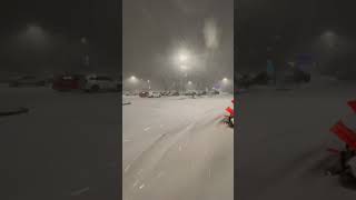 Snow storm in Anchorage AK ☃️🌨️❄️ [upl. by Nayhr]