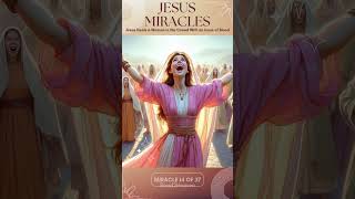 Jesus Miracles The Chosen  Jesus Heals a Woman in the Crowd With an Issue of Blood  Miracle 14 [upl. by Aitnis]