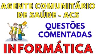 SIMULADO AGENTE COMUNITARIO DE SAÚDE  Questões Comentadas de Informática [upl. by Galliett]