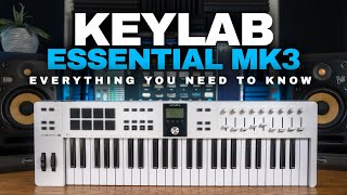 Arturias NEW Keylab Essential mk3 MIDI Keyboard  Everything you need to know [upl. by Aphra]