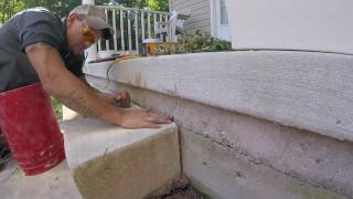 Fixing Sinking Concrete Steps with PolyLEVEL™ in Delaware [upl. by Dodds]