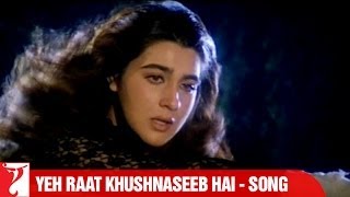 Yeh Raat Khushnaseeb Hai Song  Aaina  Jackie Shroff  Amrita Singh  Lata Mangeshkar [upl. by Repinuj20]