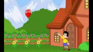 Nursery Rhymes My Red Balloon with Lyrics [upl. by Warrenne]