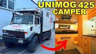 MESSE HIGHLIGHT  DIESER AUSBAU TOPPT ALLES  UNIMOG 425 EXPEDITIONSMOBIL [upl. by Kloman]