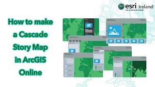 How to make a Cascade Story Map in ArcGIS Online [upl. by Ydwor]