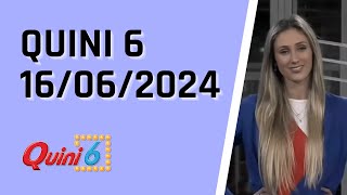 Quini 6 en vivo 16062024  Resultados del sorteo quini 6 del Domingo 16 de Junio del 2024 [upl. by Franny]