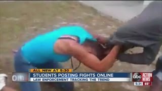 As students post school fight videos online law enforcement uses them to prosecute [upl. by Iatnahs314]