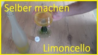 Leckeren Limoncello selber machen  Zitronenlikör selbst machen  Limoncello Recipe [upl. by Leilani131]