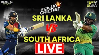 LIVE Sri Lanka vs South Africa World Cup  South Africa vs Sri Lanka Live Score Updates Commentary [upl. by Hite]