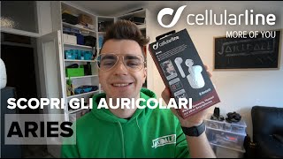 Recensione auricolari wireless Aries by Jakidale  Cellularline MoreOfYou [upl. by Imogen]