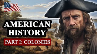 American History Part 1 Colonies  Colonization in 5 Minutes  The History of the America [upl. by Eenrahc]