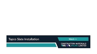 Tapco Slate Installation Video [upl. by Sirroned]