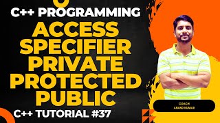 Access Specifier  Private  Protected  Public  C Programming  In Hindi [upl. by Koenraad]