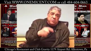 Vincent Pastore hosting standup comedy in Allentown PA [upl. by Ymot567]