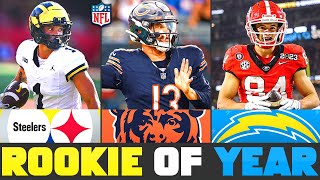 Ranking NFL ROOKIE of The Year Candidates for 2024 Offense [upl. by Tekcirk]