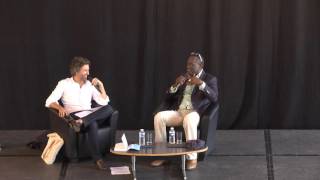 Rencontre avec Alain Mabanckou  38ème édition du Livre sur la place [upl. by Yelyah]