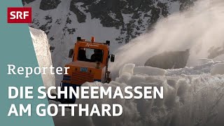 Schneeräumung am Gotthardpass  Unterwegs mit Strassenmeister Werner Gnos  Reportage  SRF Dok [upl. by Eisseb]