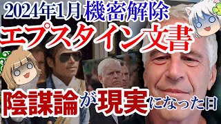 【2024年 機密解除】エプスタイン文書 陰謀論が現実になった日【ゆっくり解説】単発動画 [upl. by Attaynek416]