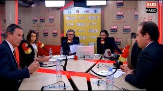 Nicolas DupontAignan débat face à JeanChristophe Lagarde sur Sud Radio [upl. by Atteuqahs997]