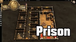 Dungeon Alchemist  Prison Cells and Guard House  TTRPG Battle Map amp Encounters  CMDRAconite [upl. by Ahrendt135]