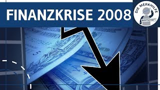 Finanzkrise in Europa ab 2008 einfach erklärt  Immobilien amp SuprimeKrise  Entstehung amp Folgen [upl. by Airetnohs]