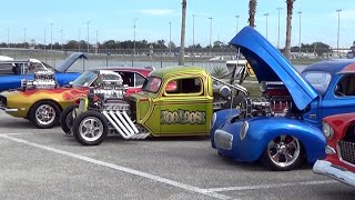 50th Turkey Rod Run Daytona 2023 Thursday afternoon [upl. by Vahe]