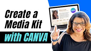 Create a Media Kit or Speaker One Pager with Canva in Minutes [upl. by Slavic]