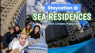 Staycation at Sea Residences  MOA Pasay City  Rexcapade [upl. by Neicul]