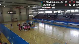 Priverno Volley vs Cisterna 88  25022024 SEMIFINALE TERRITORIALE UNDER 16 [upl. by Lien]