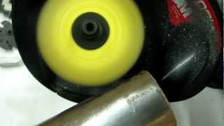 How to remove rust with 3M 80 Grit Radial Brush Yellow [upl. by Ybroc601]