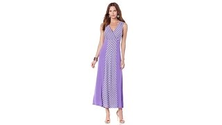 Antthony Davenport Contrast Stripe Sun Dress [upl. by Saile]