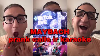 Maybach prank calls ir karaoke vakaras 🎤 20241005 [upl. by Fanechka]