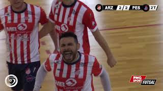 Serie A Planetwin365 Futsal  Real Arzignano vs Italservice Pesaro Highlights [upl. by Abekam552]