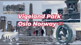 Oslo Trip Vigeland Park Oslo Norway 🇳🇴  Sculpture Haven amp Frogner Park [upl. by Aeneg]