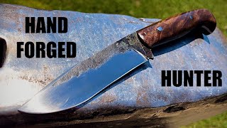 Forging a recurve hunting knife [upl. by Luby]