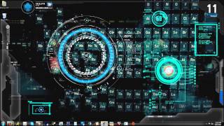 Iron Man Jarvis 10 Animated BackgroundDesktop [upl. by Vanthe]