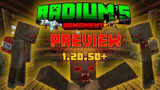 PREVIEW VERSION  Radiums Armament Minecraft BedrockMCPE [upl. by Vachill]