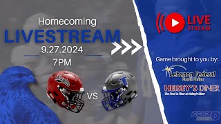 Reading Red Knights vs Cedar Crest Falcons  Football Week 6 92724Homecoming [upl. by Ellainad]