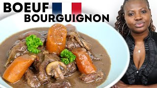 BOEUF BOURGUIGNON Ragoût de Boeuf au vin rouge Mijoté pendant 3H [upl. by Odlareg]